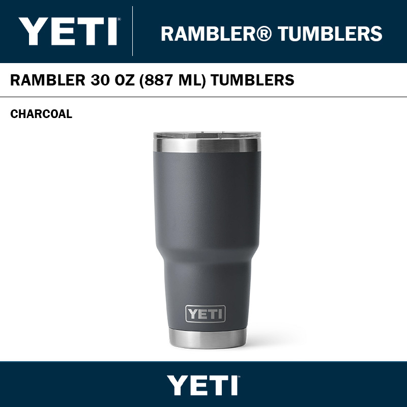 YETI Rambler 30 Oz Tumbler Charcoal