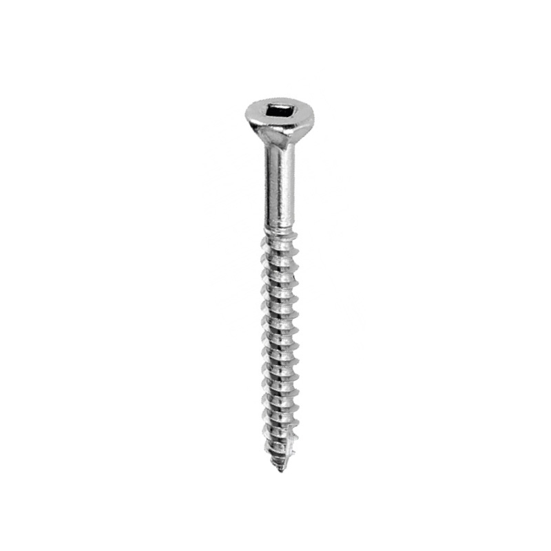 10G X 50MM SQUARE DRIVE COUNTERSUNK SCREWS STAINLESS STEEL - 500 PACK