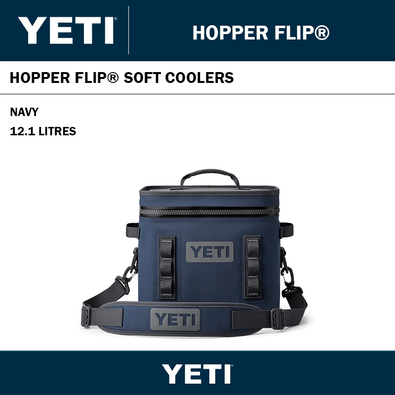 YETI HOPPER FLIP 12 SOFT COOLER - 12.1 LITRES - NAVY
