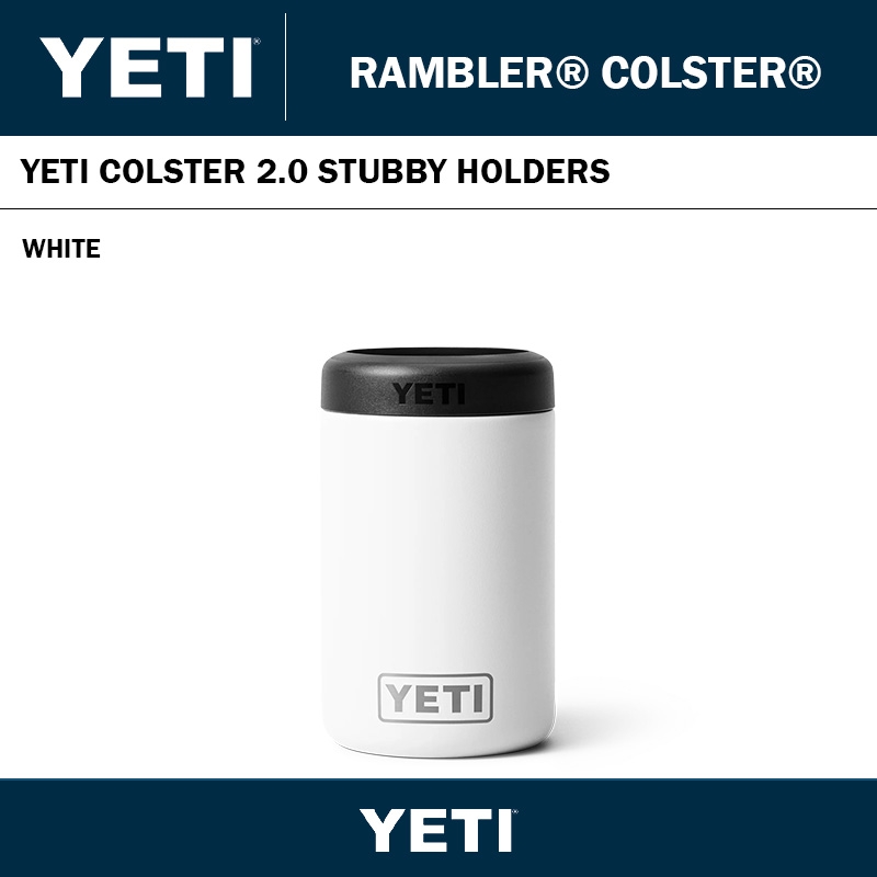 YETI COLSTER 2.0 STUBBY HOLDER - WHITE