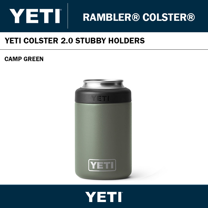 YETI COLSTER 2.0 STUBBY HOLDER - CAMP GREEN