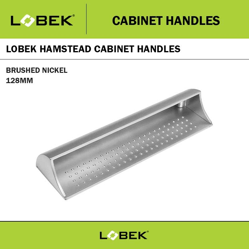 128MM LOBEK HAMSTEAD HANDLE - BRUSHED NICKEL