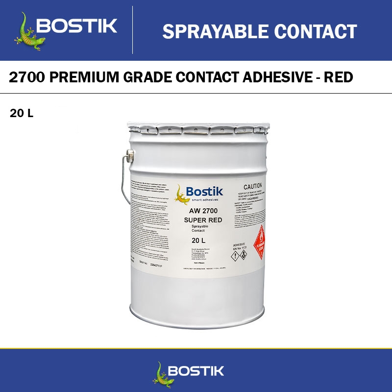 BOSTIK 2700 RED CONTACT ADHESIVE - 20L