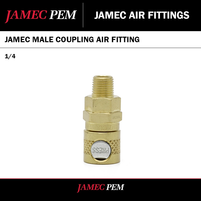 1/4 INCH JAMEC MALE COUPLING AIR FITTING
