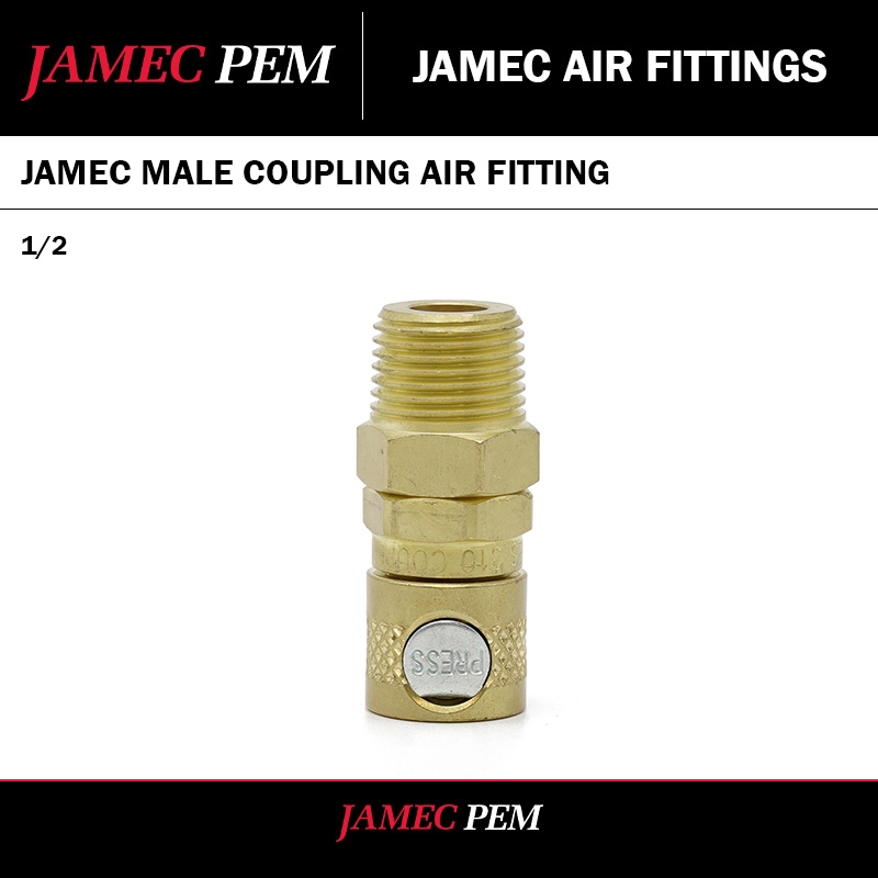 1/2 INCH JAMEC MALE COUPLING AIR FITTING