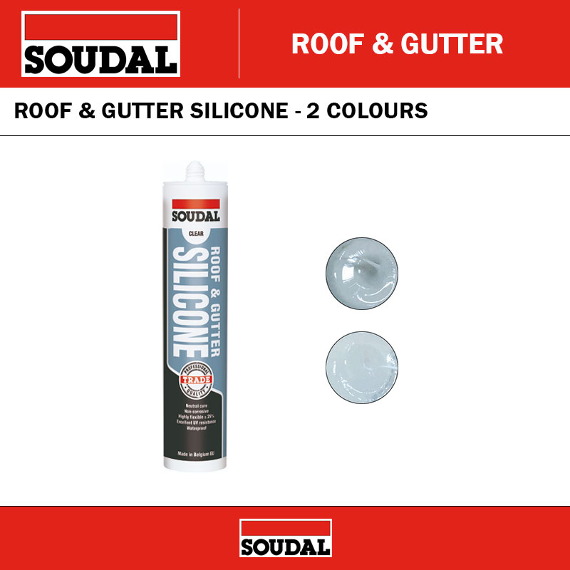 SOUDAL ROOF AND GUTTER SILICONE