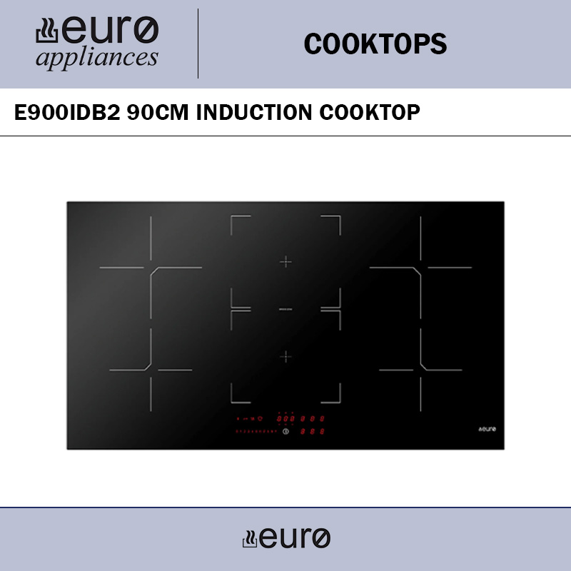 EURO E900IDB2 90CM INDUCTION COOKTOP