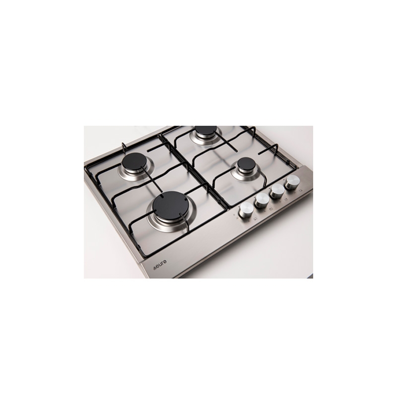 EURO ECT600GS 60CM GAS COOKTOP ST/STEEL