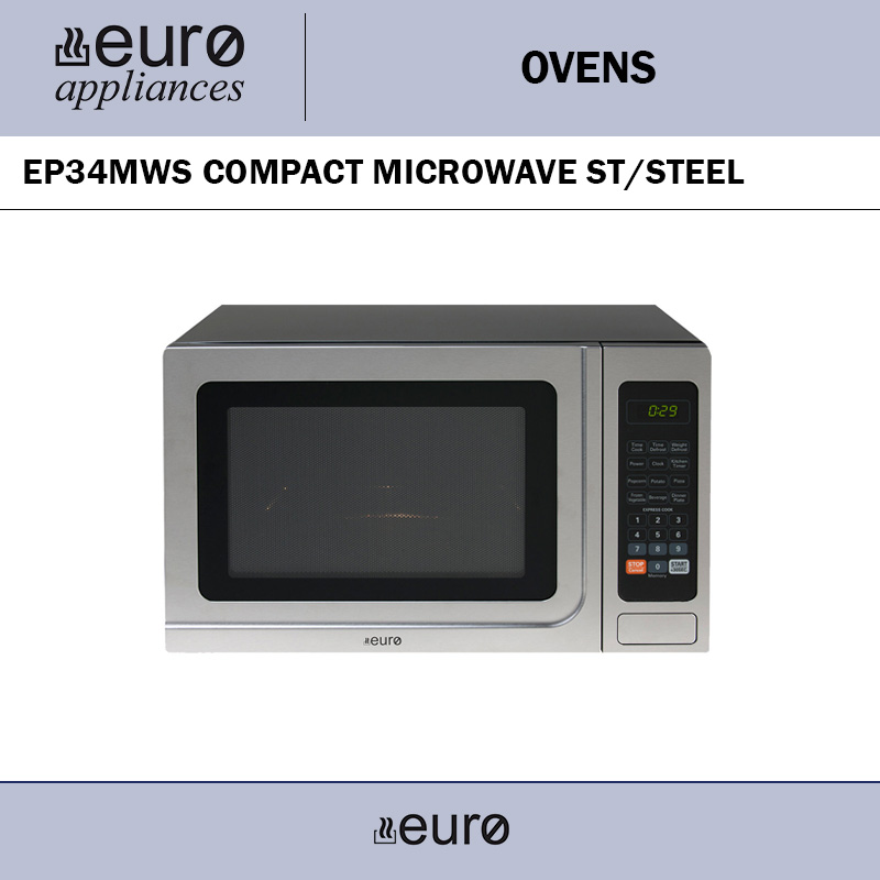EURO EP34MWS COMPACT MICROWAVE ST/STEEL