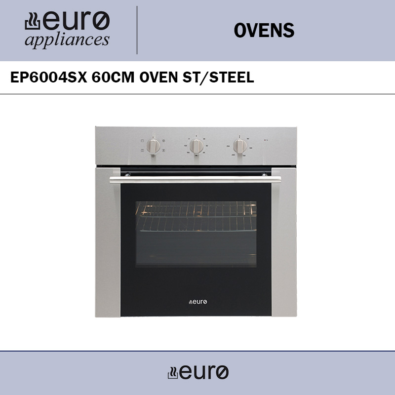 EURO EP6004SX 60CM OVEN ST/STEEL