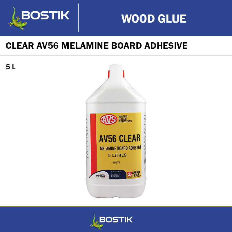 BOSTIK CLEAR AV56 MELAMINE BOARD ADHESIVE - 5L