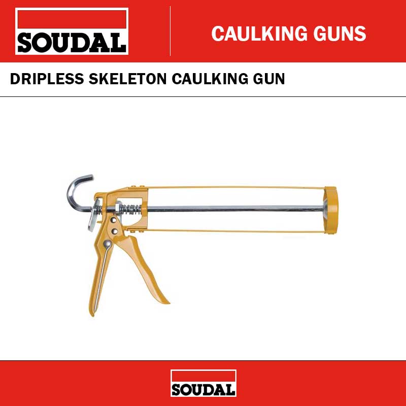 SOUDAL SKELETON CARTRIDGE GUN YELLOW - 300ML