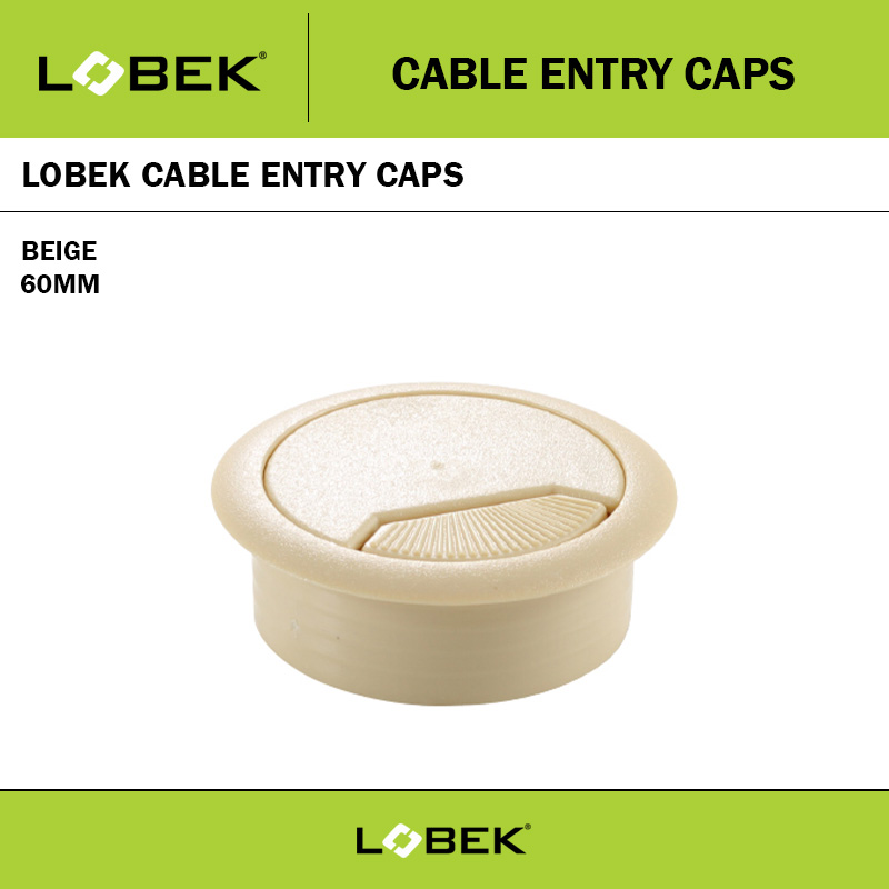 60MM CABLE ENTRY CAP BEIGE