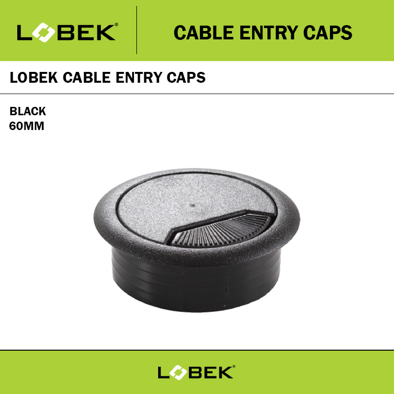 60MM CABLE ENTRY CAP BLACK
