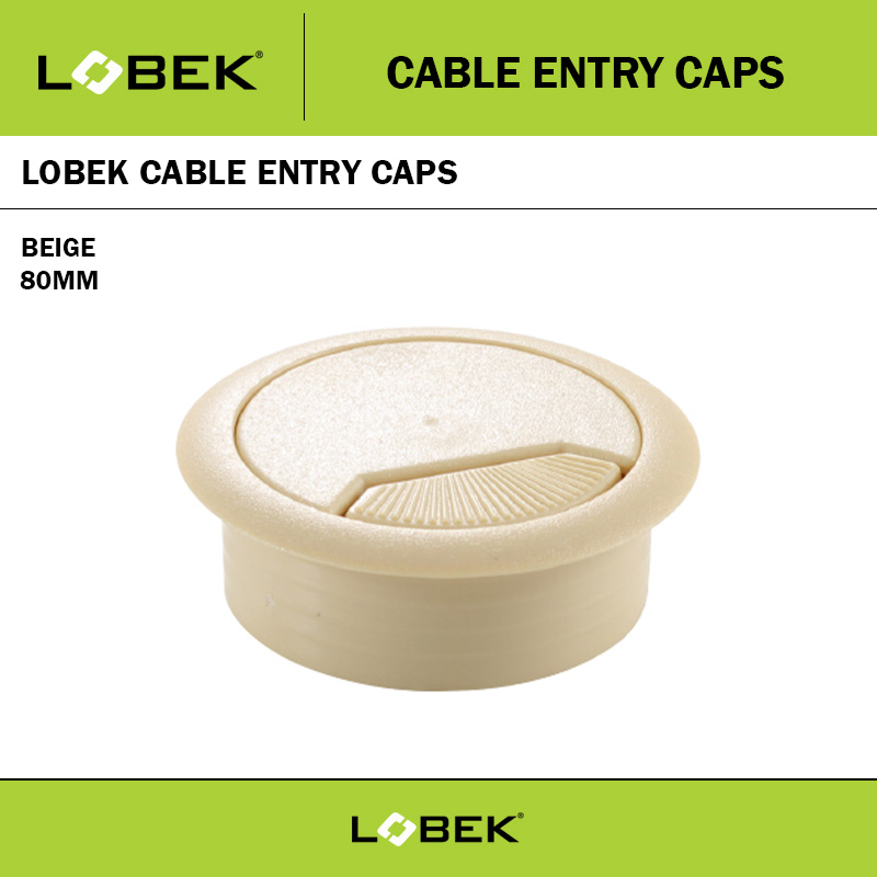 80MM CABLE ENTRY CAP BEIGE