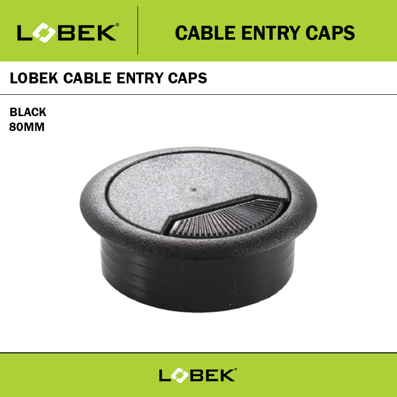 80MM CABLE ENTRY CAP BLACK