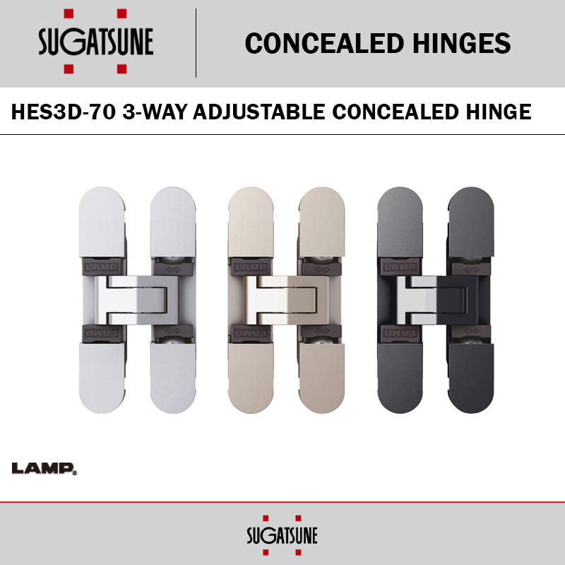 HES3D-70 CONCEALED HINGE