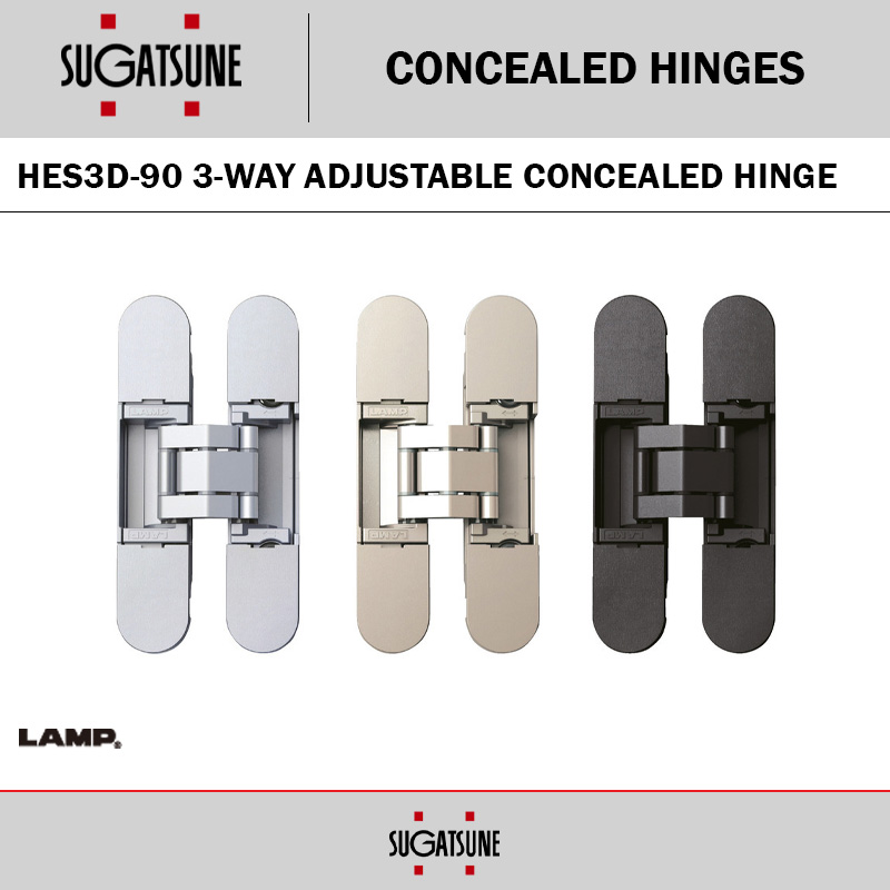 HES3D-90 CONCEALED HINGE