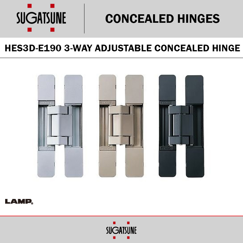 HES3D-E190 CONCEALED HINGE