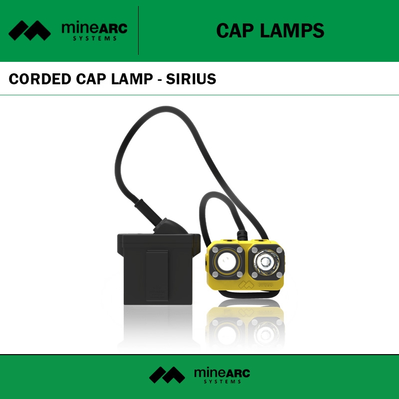 MINEARC SIRIUS CORDED CAP LAMP