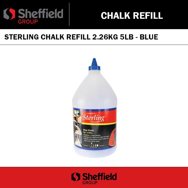 STERLING CHALK REFILL 2.26KG 5LB - BLUE