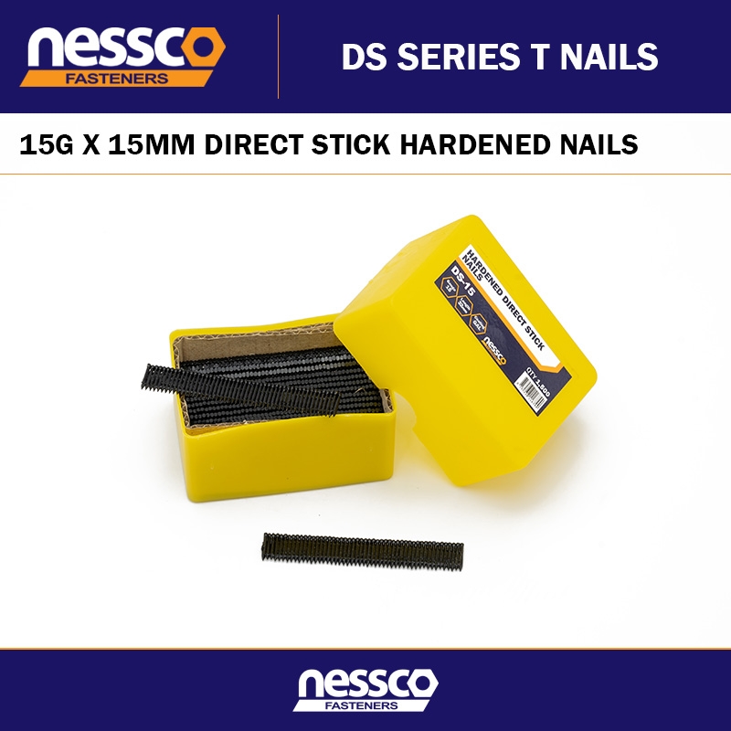 15G X 15MM DIRECT STICK HARDENED NAILS