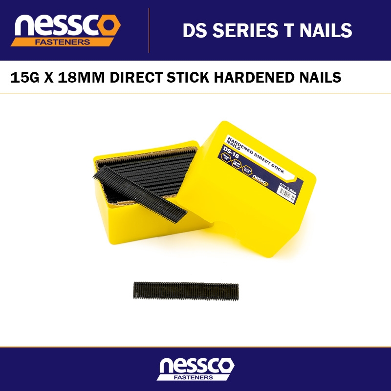 15G X 18MM DIRECT STICK HARDENED NAILS