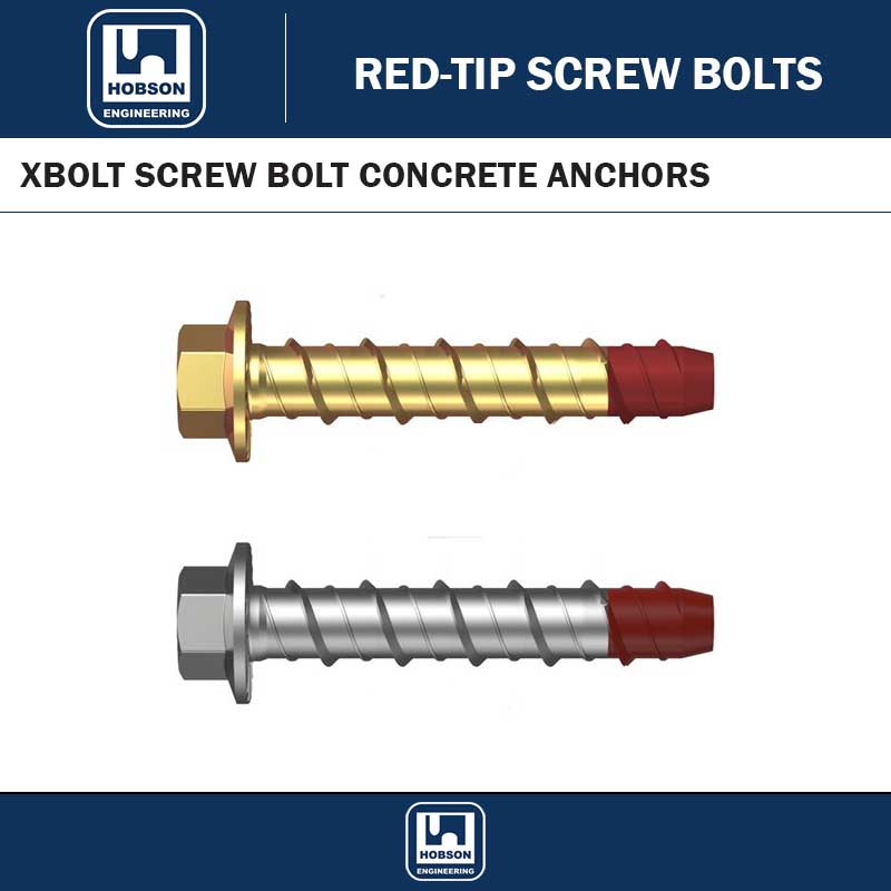 HOBSON RED TIP SCREW BOLTS