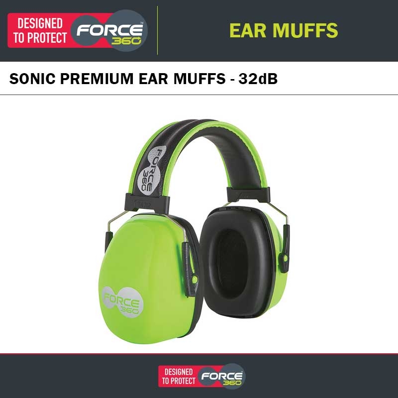 FORCE360 SONIC PREMIUM EAR MUFFS - 32dB