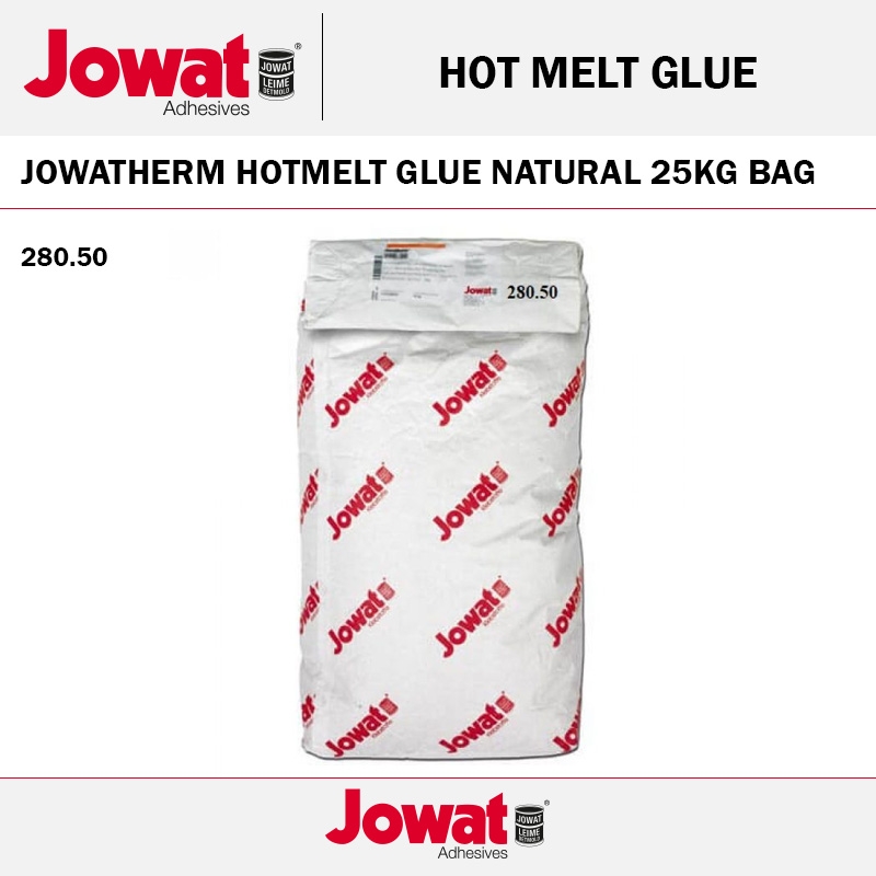 280.50 JOWATHERM HOTMELT GLUE NATURAL 25KG BAG
