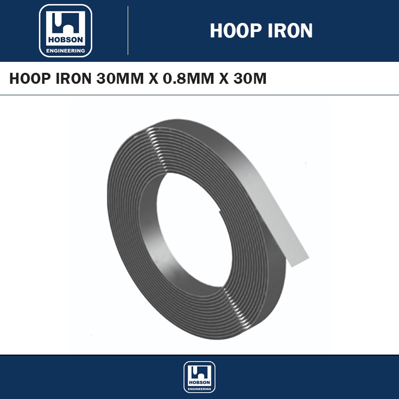HOOP IRON 30MM X 0.8MM X 30M