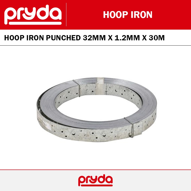 HOOP IRON PUNCHED PRYDA 32MM X 1.2MM X 30M