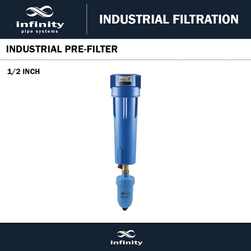 INFINITY 1/2 INCH PRE-FILTER WITH AUTO DRAIN
