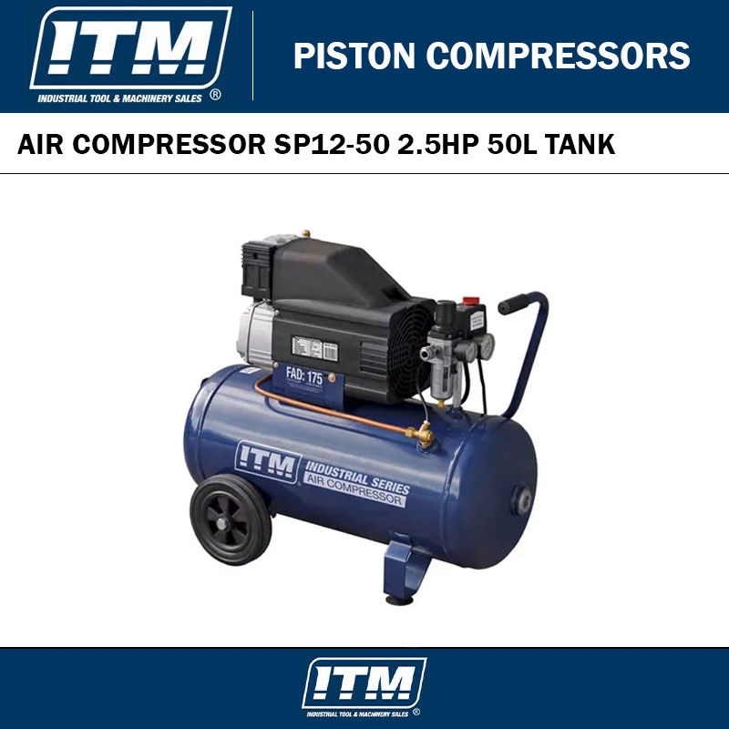 ITM AIR COMPRESSOR SP12-50 2.5HP 50L TANK