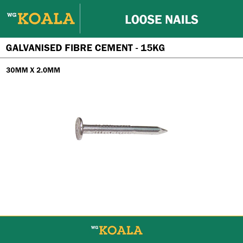 Fibre Cement Nails 2.0mm x 30mm | Betaboard