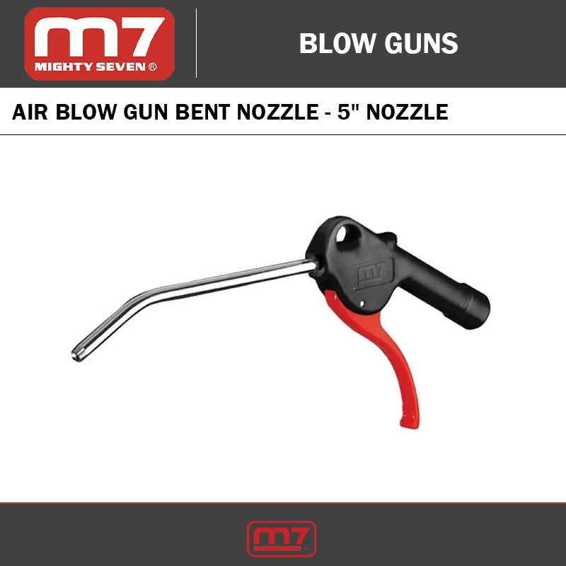 M7 AIR BLOW GUN BENT NOZZLE - 5" NOZZLE