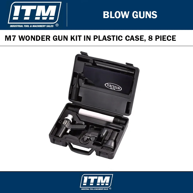 M7 WONDER GUN KIT IN PLASTIC CASE, 8 PIECE