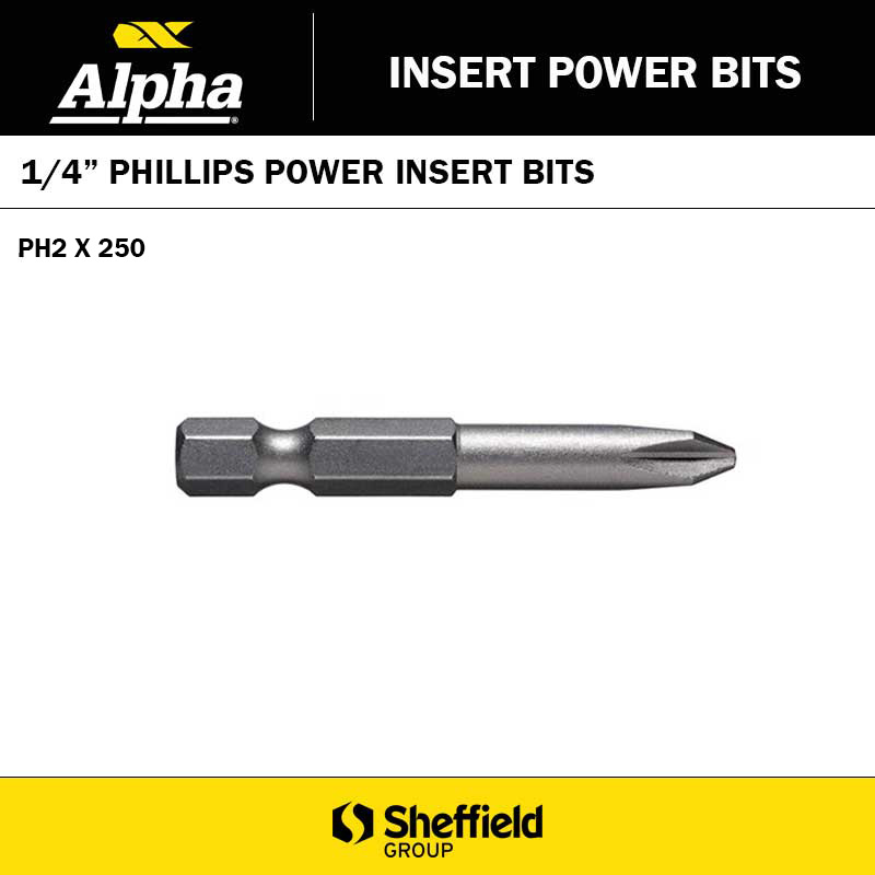 P2 X 250MM DOUBLE ENDED BIT PHILLIPS