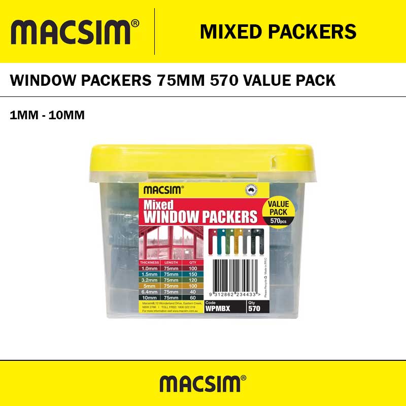 MIXED PACKERS MACSIM 1-10MM (TUB 570)