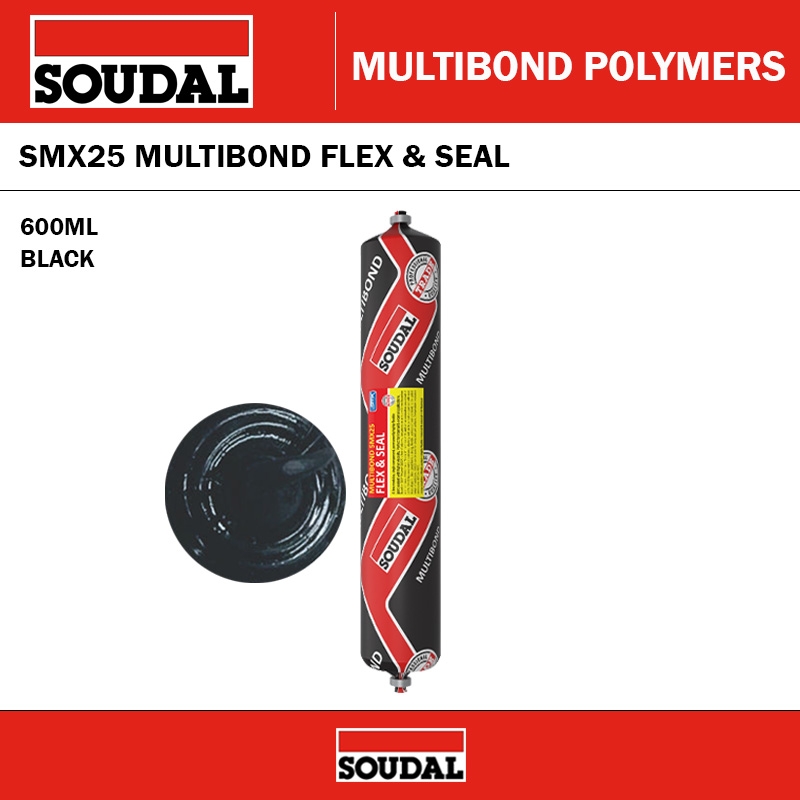 SOUDAL 130254 MULTIBOND SMX25 SEAL & STRETCH - BLACK
