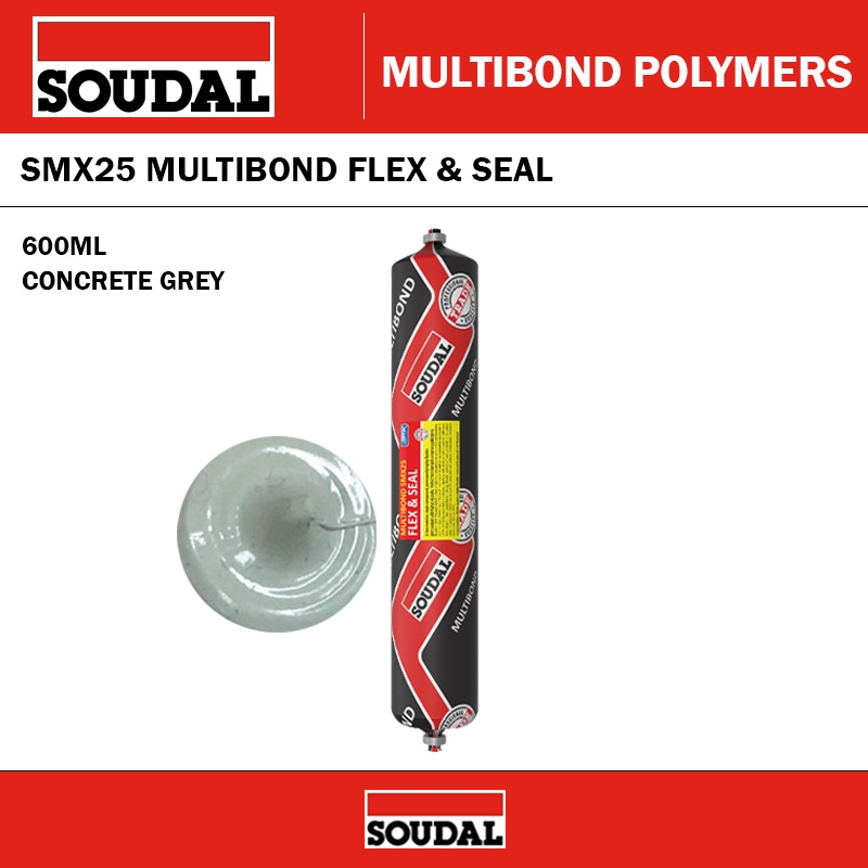 SOUDAL 130252 MULTIBOND SMX25 SEAL & STRETCH - CONCRETE GREY