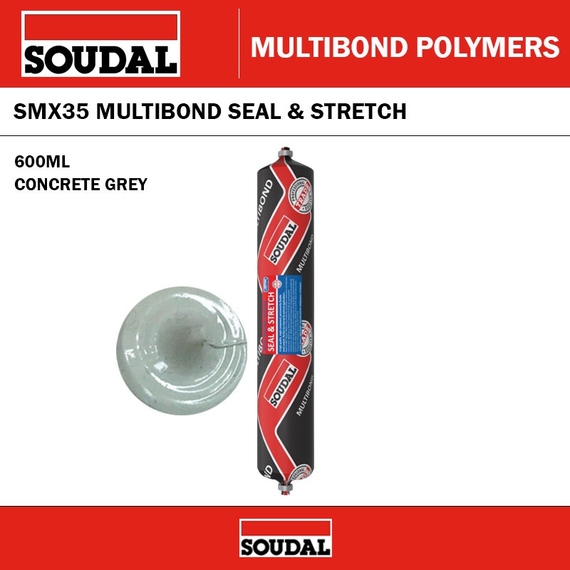 SOUDAL 124618 MULTIBOND SMX35 SEAL & STRETCH - CONCRETE GREY