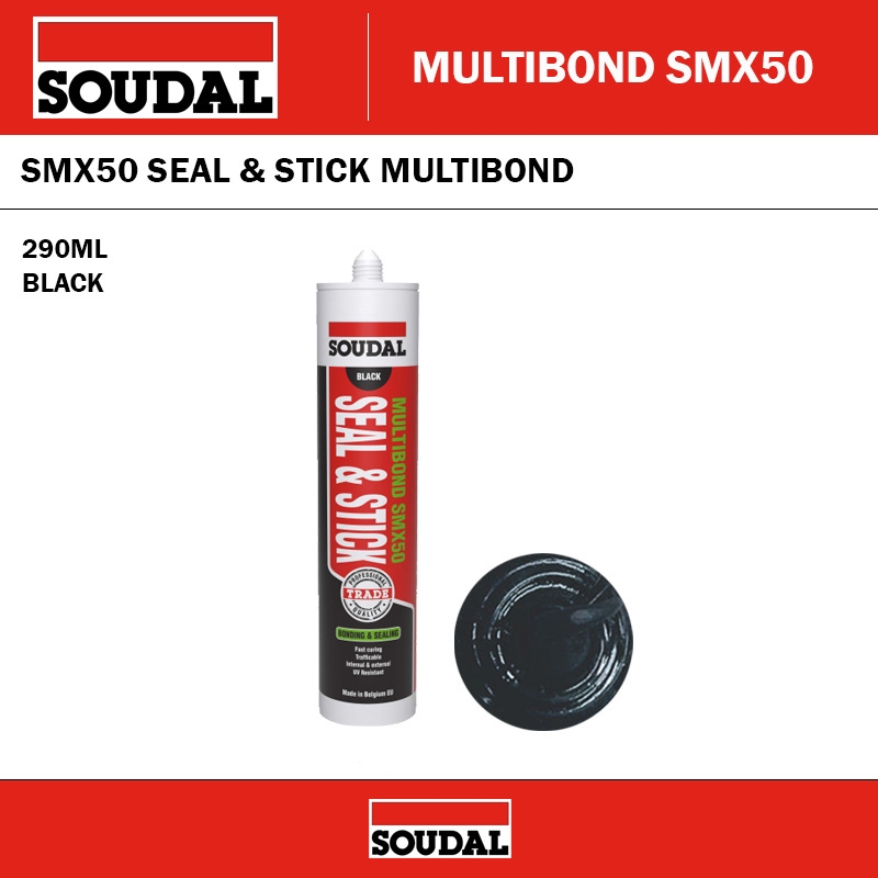 SOUDAL 128736 MULTIBOND SMX50 SEAL & STICK - BLACK