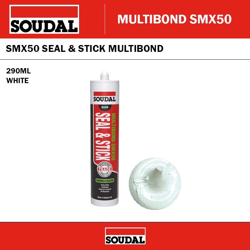 SOUDAL 128738 MULTIBOND SMX50 SEAL & STICK - WHITE
