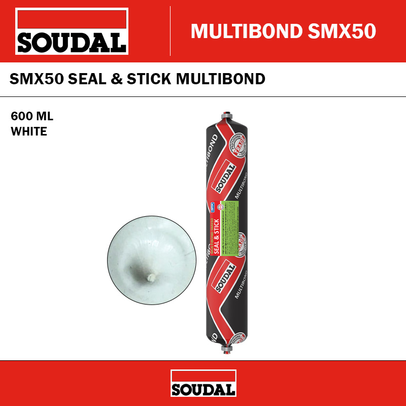SOUDAL 124617 MULTIBOND SMX50 SEAL & STICK - WHITE