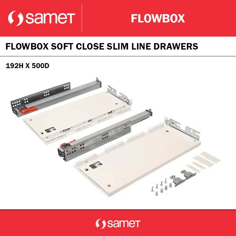 FLOWBOX 192H X 500D SC  - WHITE