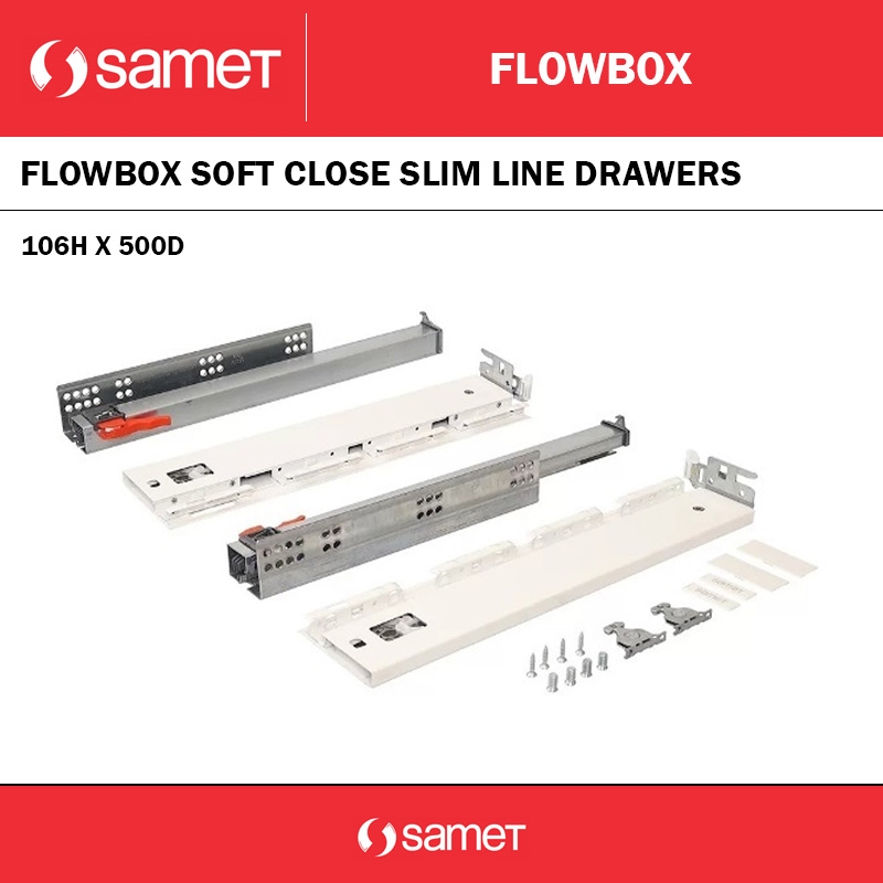 FLOWBOX 106H X 500D SC  - WHITE