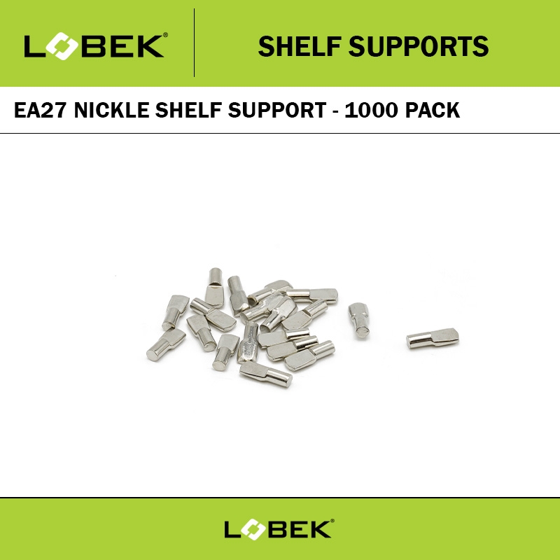 EA27 NICKLE SHELF SUPPORT - 1000 PACK