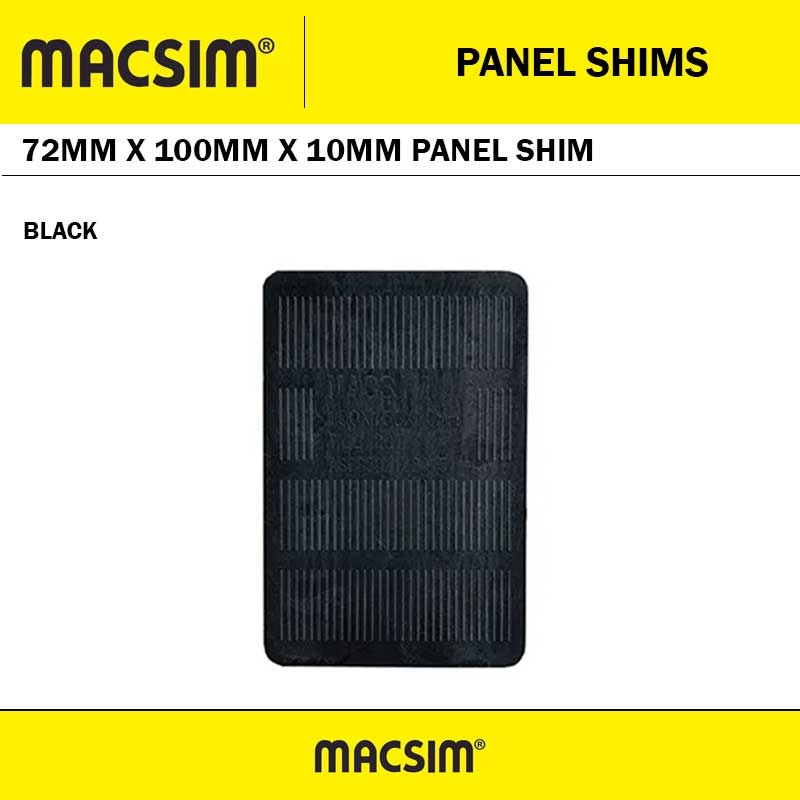 72MM X 100MM X 10MM PANEL SHIM - BLACK (20 PACK)