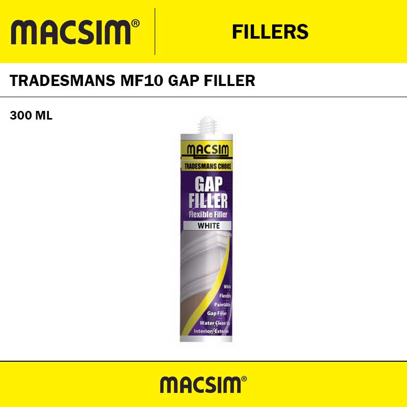 MACSIM TRADEMANS MF10 GAP FILLER - WHITE - 300ML